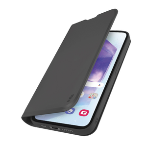 sbs Book-style case with stand support and soft touch surface for Samsung A56