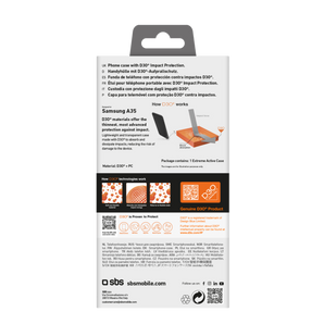 sbs Ultra-strong case for Samsung A36 with D3O technology